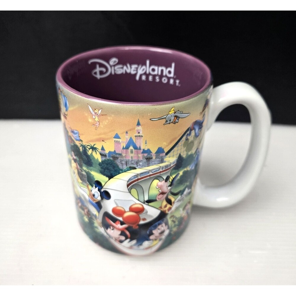 Disneyland Resort Monorail Grandma 3D Embossed Mug Cup Disney Characters Castle